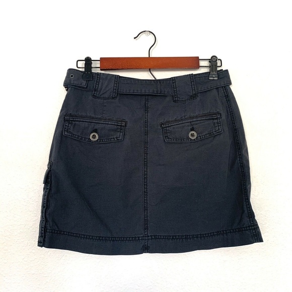 Free People Erika Utility Skirt Gray Cargo Mini - Picture 7 of 8